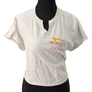 Cropped In-N-Out Graphic Tee | Women's L